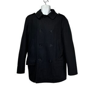 Nautica Anchor nautical Button Wool Coat Size L
